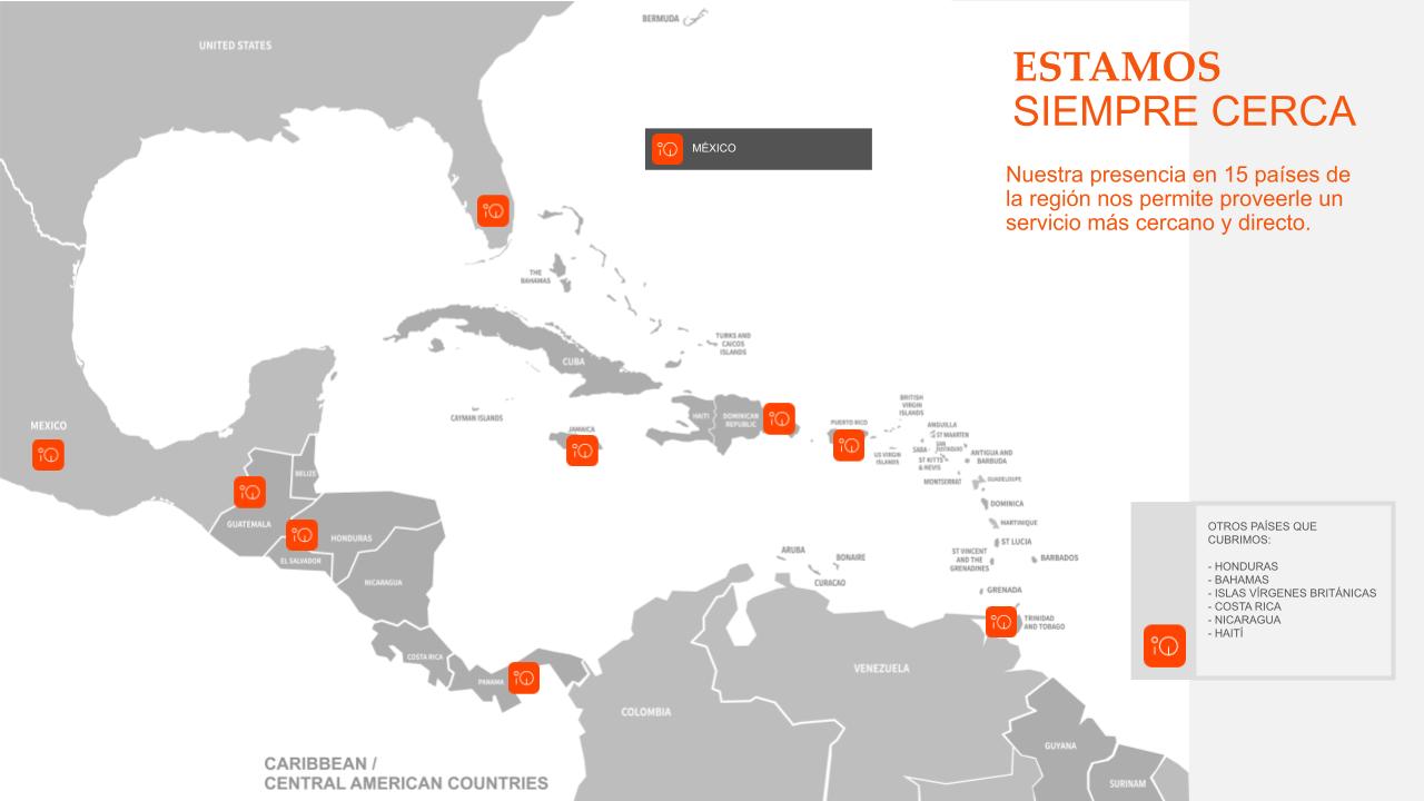 Mapa de presencia Iqtek
